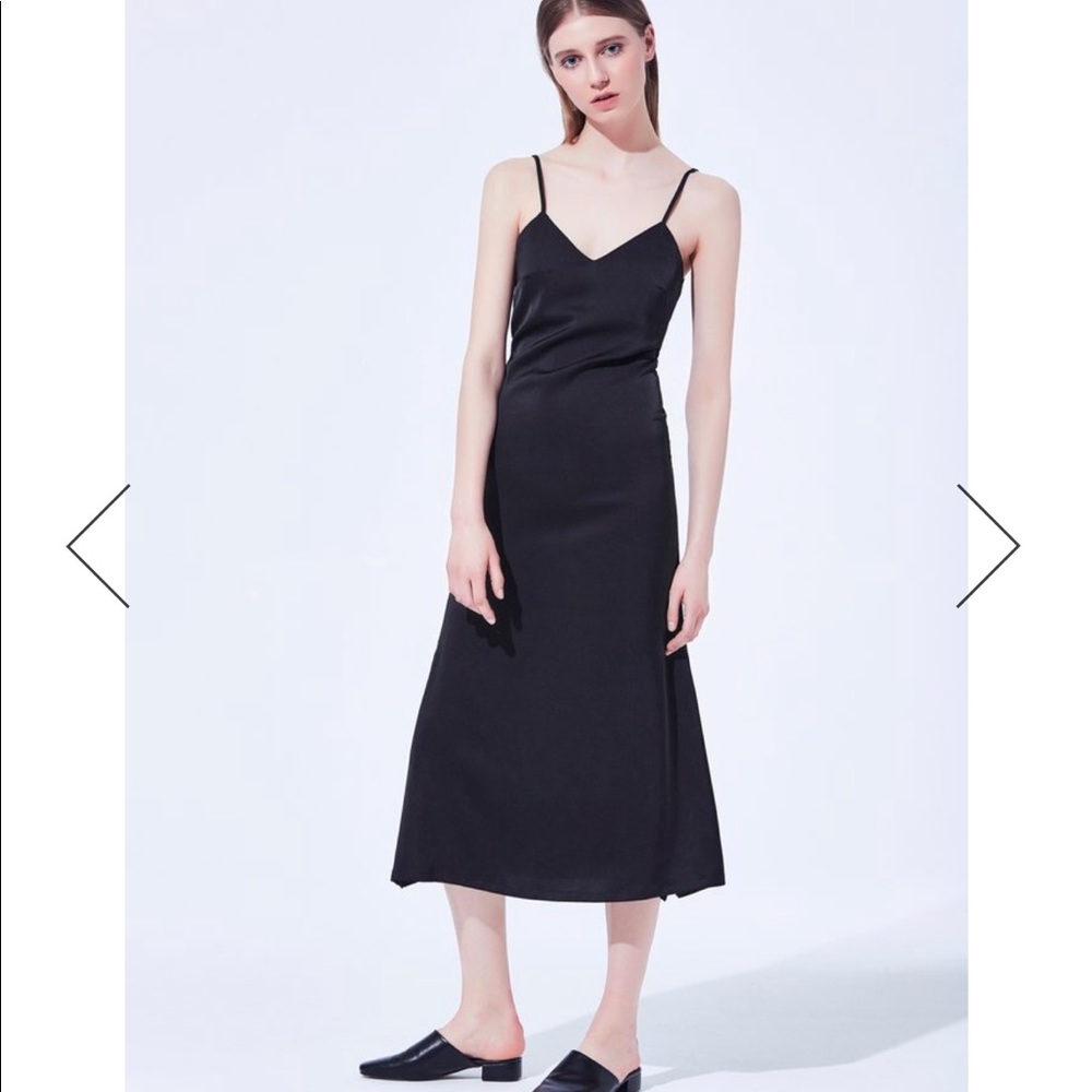 Two Feather Teresa Black Slip Dress